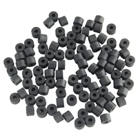 100pcs holster spacers black nylon round rubber washer 9mm thick o ring flat hose gasket fastener