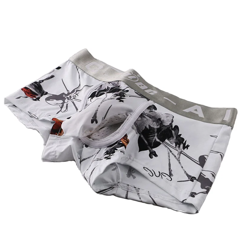 Нижнее белье с изображением слона мужские трусы из вискозы сексуальное