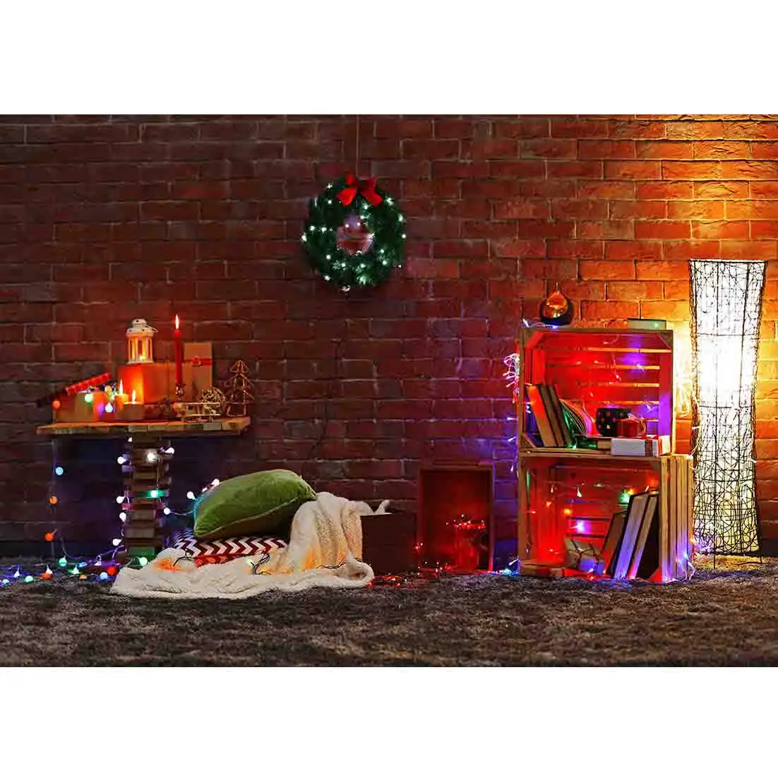 6 SHENGYONGBAO Vinyl Custom Photography Backdrops Prop Christmas day Theme Photo Studio Background YN-5551 - Цвет: 6