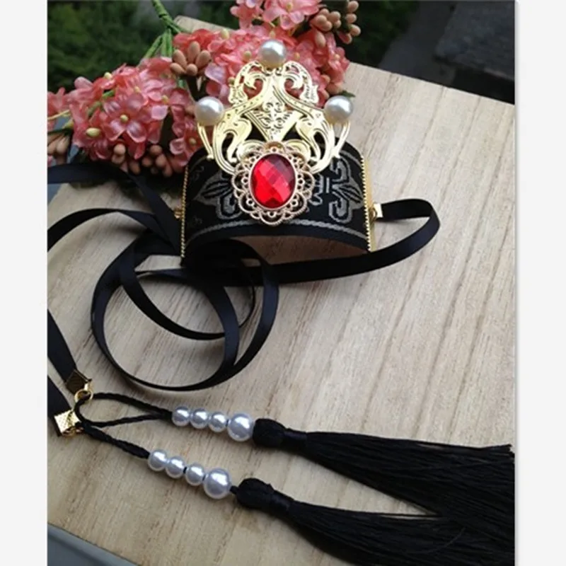 12 видов стилей Китайский традиционный ханьфу Корона головной убор с лентой