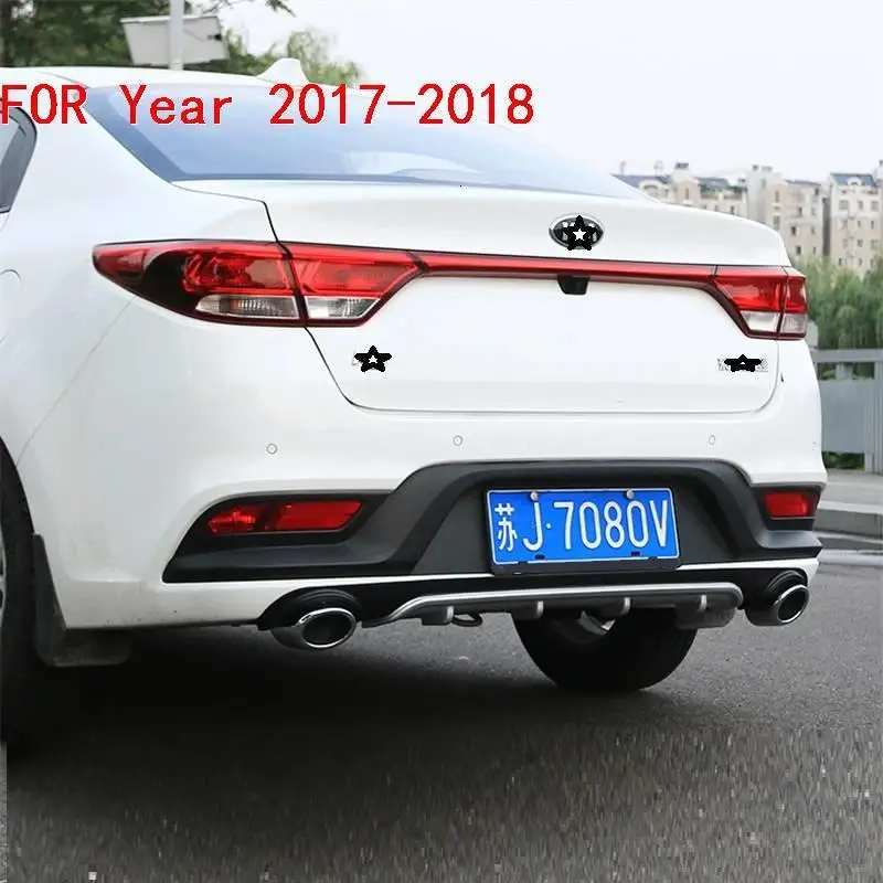 Автомобильная модификация декоративная внешняя отделка Стайлинг задний диффузор Тюнинг автомобиля Передние Губы бамперы 17 18 для Kia K2