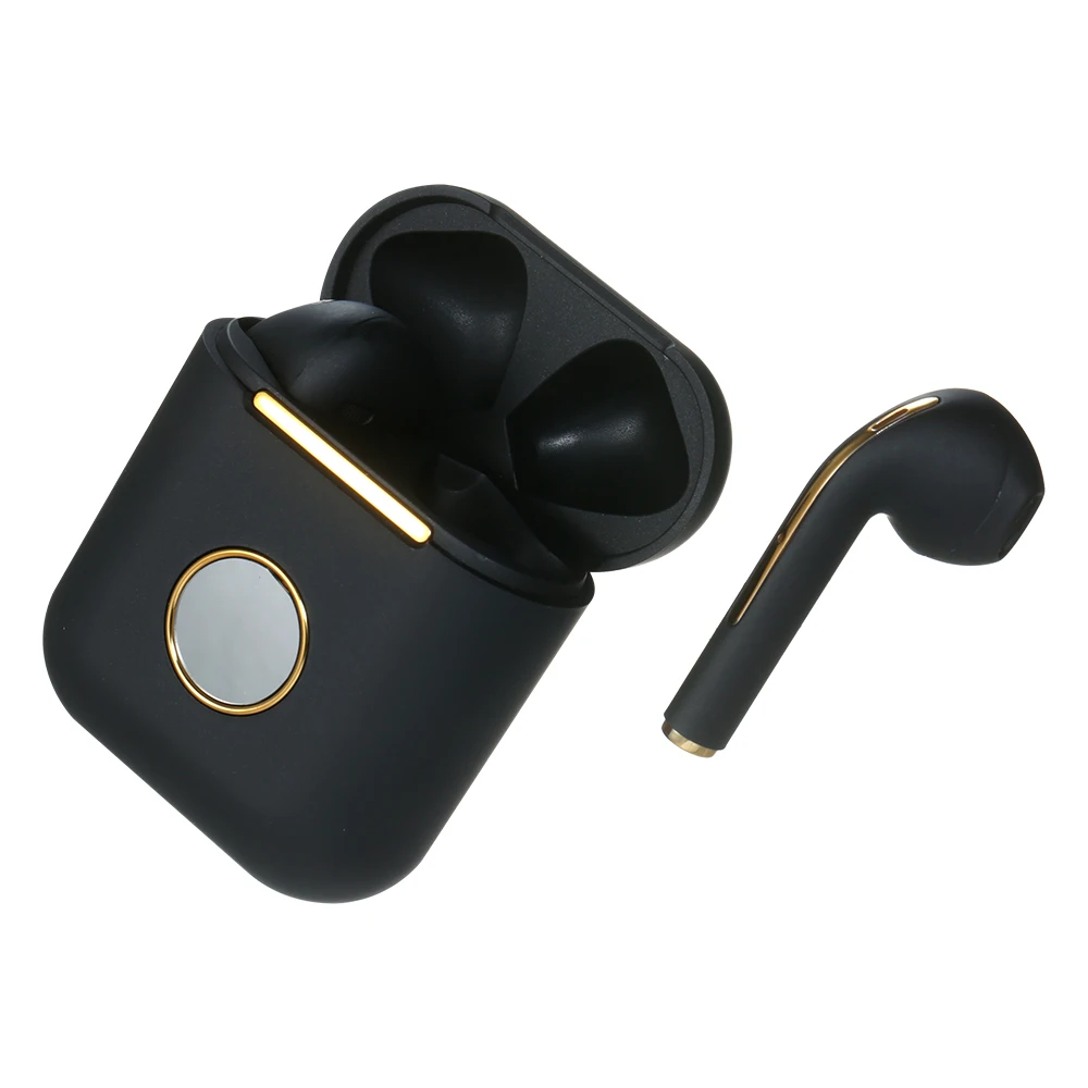 

X1 Wireless Bluetooth 5.0 Headphones Ergonomic Semi-in-ear Sports Earbuds with LED Display Screen Smart Touch Control Earphones
