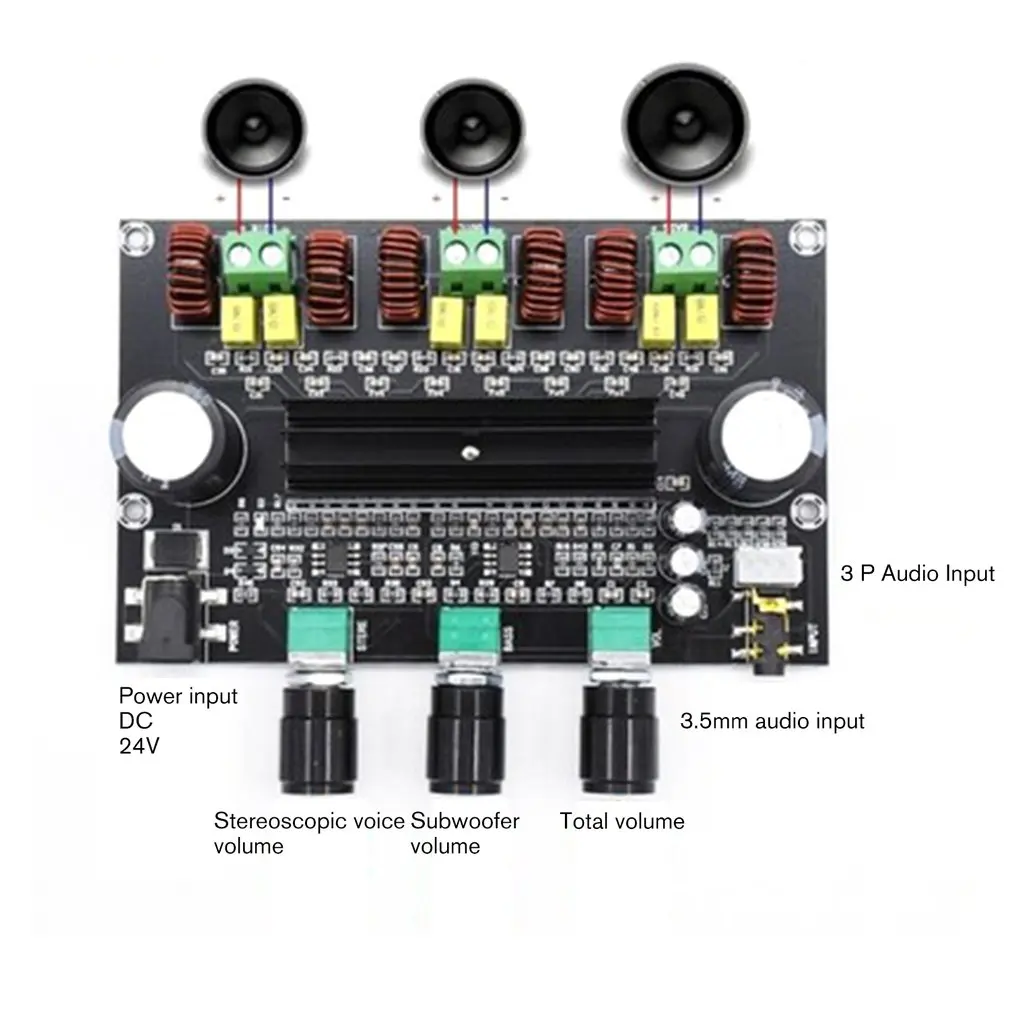 M573 TPA3116 D2 80Wx2 + 100W 2 1 канальный аудио цифровой Мощность Плата усилителя басовый