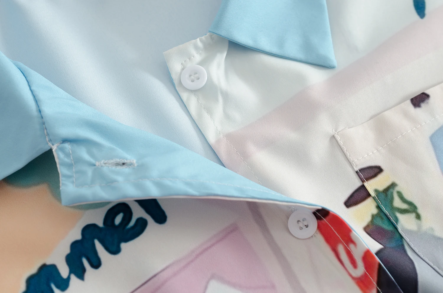 Блузка женская шифоновая с принтом в стиле Харадзюку оригинальный дизайн