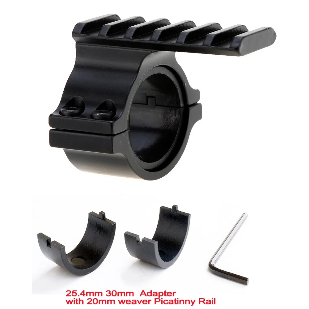 

Цилиндрическое крепление 25,4 мм 30 мм кольцевой адаптер 20 мм планка Вивера Пикатинни для винтовки пистолета страйкбольного ружья база для ус...