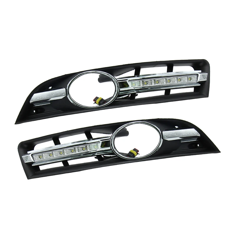 

For Magotan or Passat B6 CC 2007-2011 LED Daytime Driving Running Light DRL Car Fog Lamp 6000K White Light Turn Yellow Light