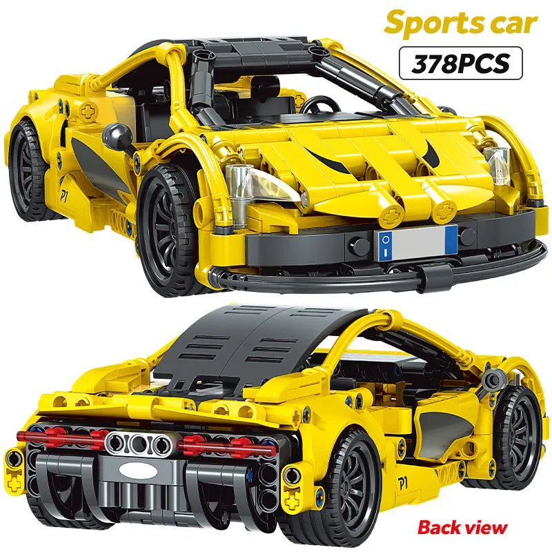 Конструктор Город МОС гоночный автомобиль развивающая модель автомобиля сделай