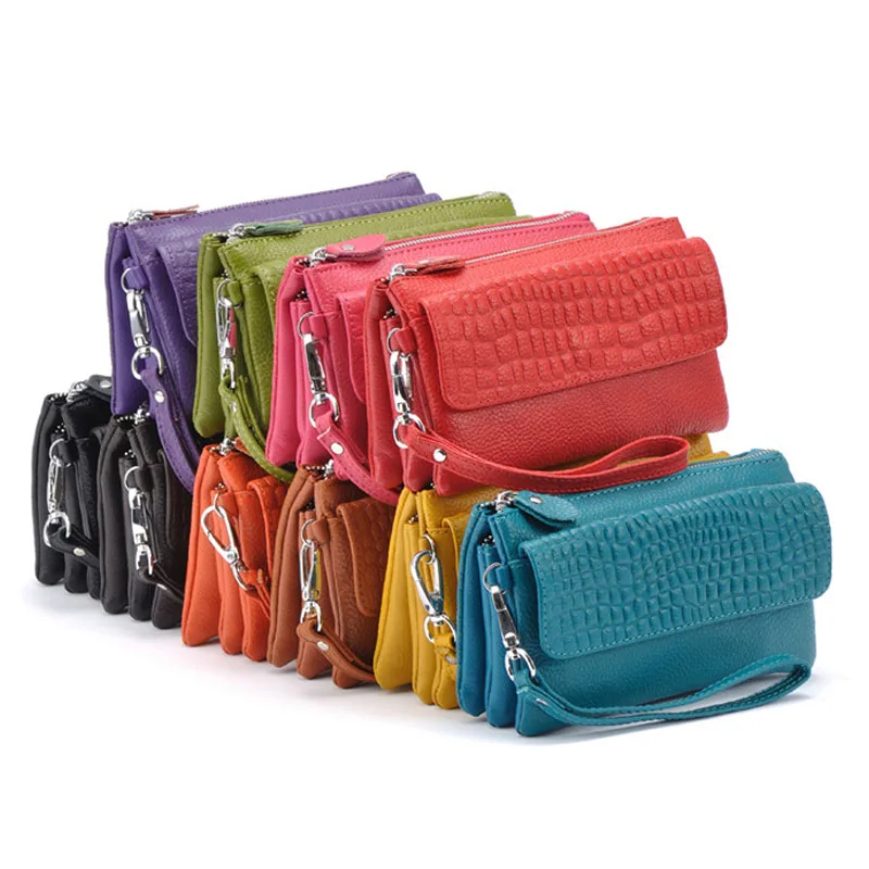 

Women Wallets Female Fashion Zipper Purse Women's Leather Wallet Cards Holder Long Large Capacity Purses Female Solid Clutch