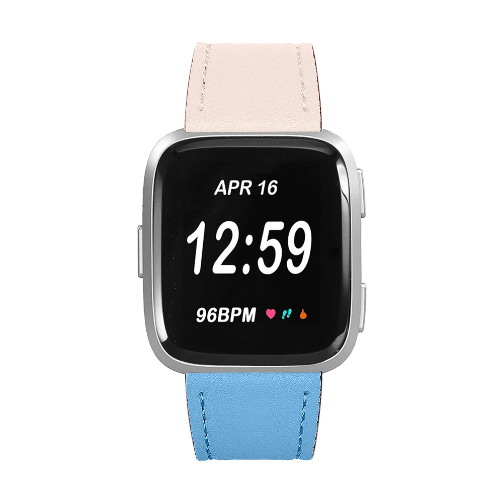 OULUCCI кожаный ремешок для наручных часов для Fitbit Versa Ремешок Браслет ремень для Fitbit Versa Браслет Смарт часы