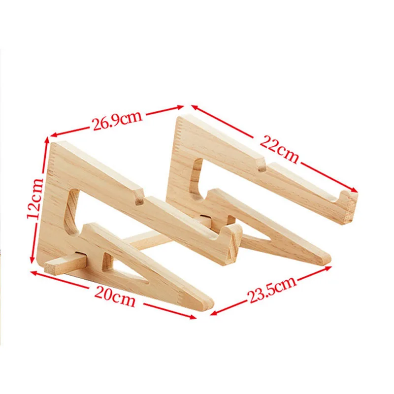 2 In 1 Wood Laptop Stand Increased Height for Macbook 13 15 Inch Vertical Base Cooling Notebook Tablet Phone Holder Mount | Автомобили и