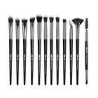 12 шт.компл. наборы кистей для макияжа глаз инструменты для макияжа кисть для теней для век консилер искусственная кисть для губ
