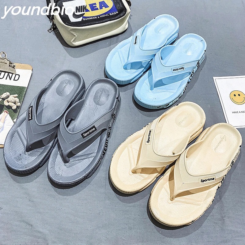 

Men and Women Slippers Casual Beach Flip Flops Indoor Slippers Couple Bathroom Sliders Fashion Trend Flip Flops Home Slippers
