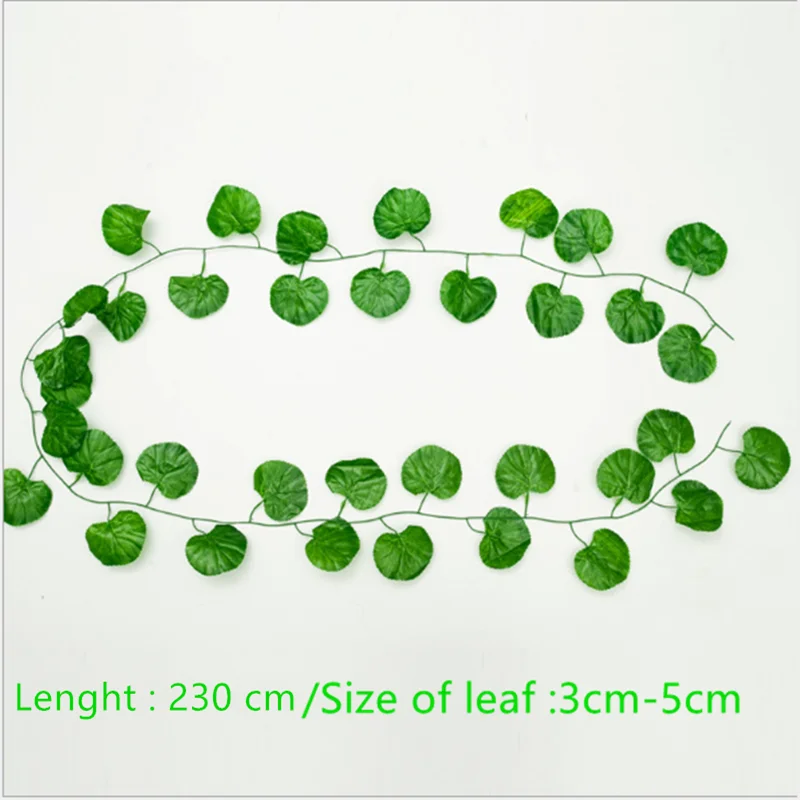 

12 pcs Artificial Plants Leaf 1pcs 2.1M Plants Artificiales Flower Home Decor Fake Plants For Home Living Room Garden Decoration