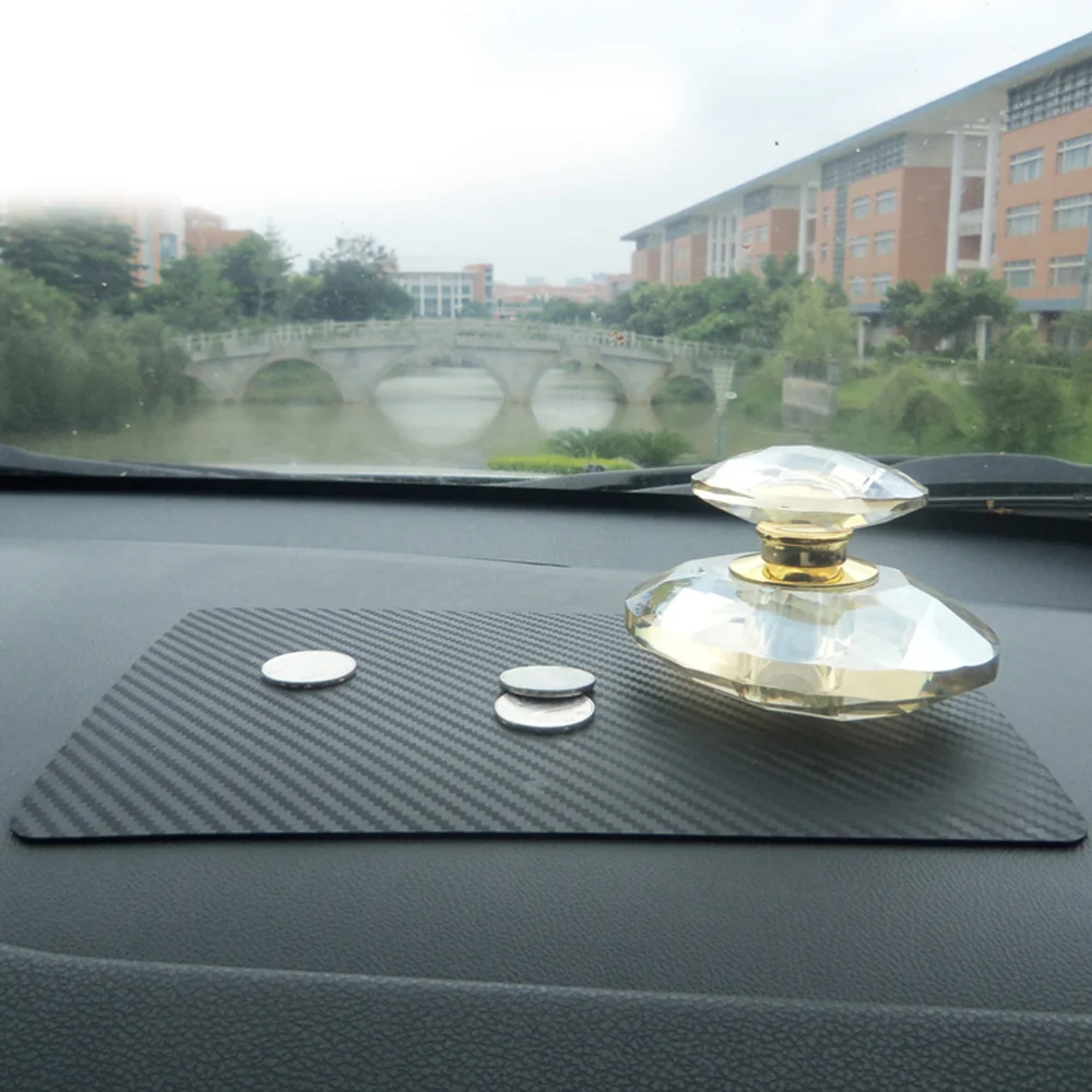 Большой нескользящий липкий коврик для приборной панели автомобиля держатель