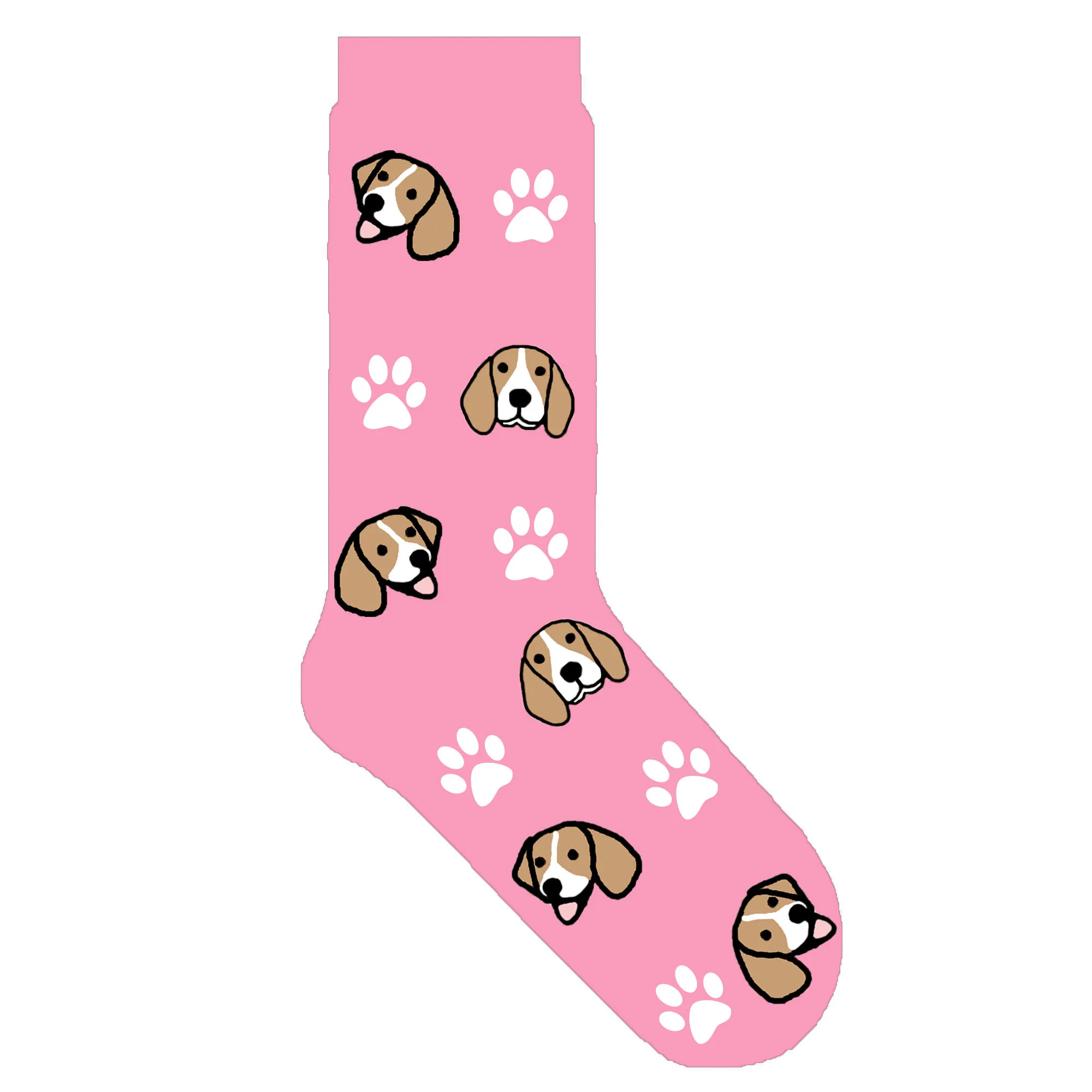 BEAGLE DOG CUTE Собака породы Бигль носки для лодок хлопок для женщин креативная собака тематический подарок Новинка doggy paw носки 50 пара/лот ЕС 38-44 унисекс - Цвет: BEAGLE DOG CUTE