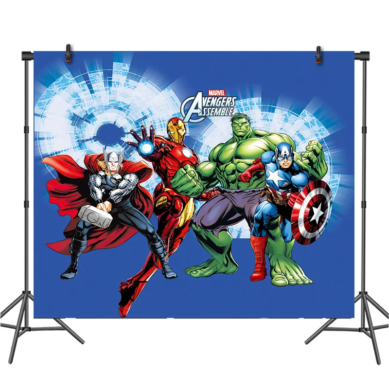 Супергерой Spiderman фон для фотографии, украшение веселой детской вечеринки, виниловый задник для фотостудии мальчика.