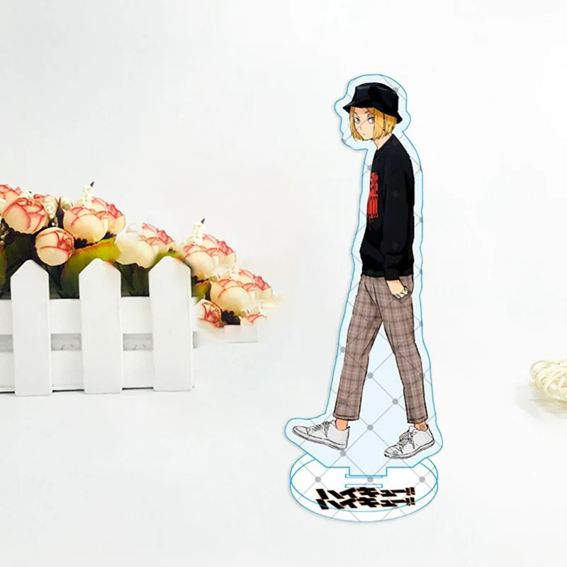 

1pc Anime Haikyuu!! Acrylic Desk Stand Cartoon Volleyball Junior Figure Model Desktop Decor Stand Figure Plate Holder Stand Gift