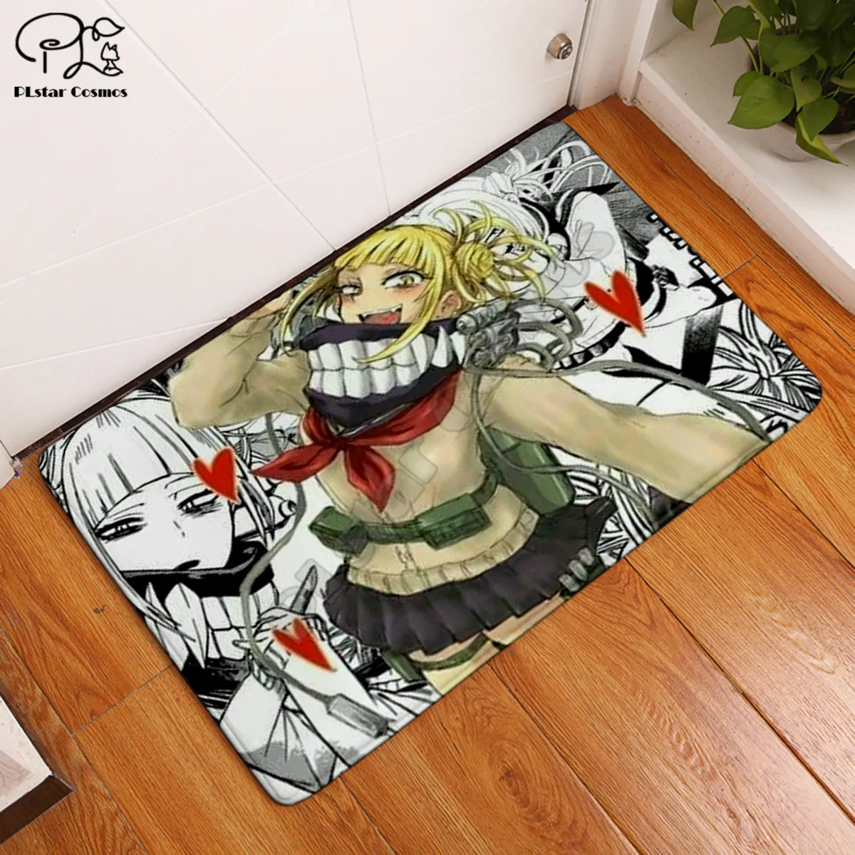 

Horror girl pattern Plush Vintage Cassette Tape Indoor Doormat Non Slip Door Floor Mats Carpet Rugs Decor Porch Doormat