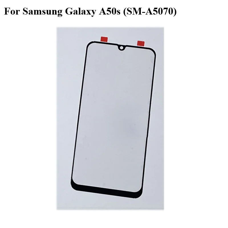 2 шт. для Samsung Galaxy A50s переднее внешнее стекло объектив сенсорный экран без гибкого
