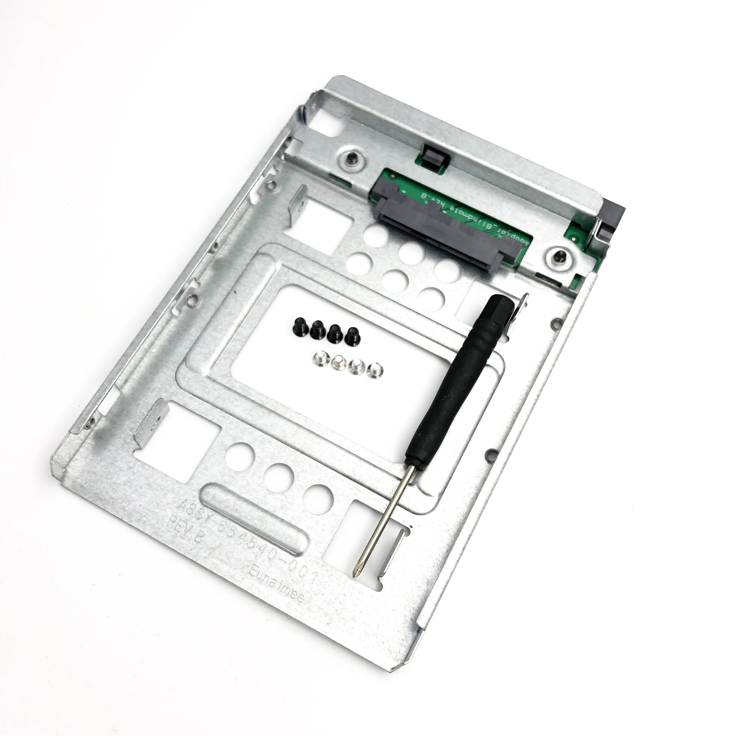 654540 001 + отвертка 2 5 "до 3 5" SATA SSD HDD адаптер лоток для 651314 774026 Gen8/gen9 N54L N40L N36 x7k8w|2.5