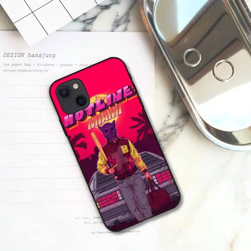 Телефонный чехол Hotline Майами для iPhone 11 12 Mini 13 Pro XS Max X 8 7 6s Plus 5 SE XR | Мобильные