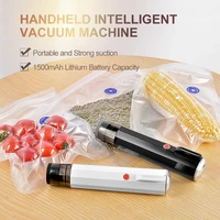 usb recharging handheld intelligent food clothes storage box vacuum bags sealer packaging machine automatic vacuum air pump