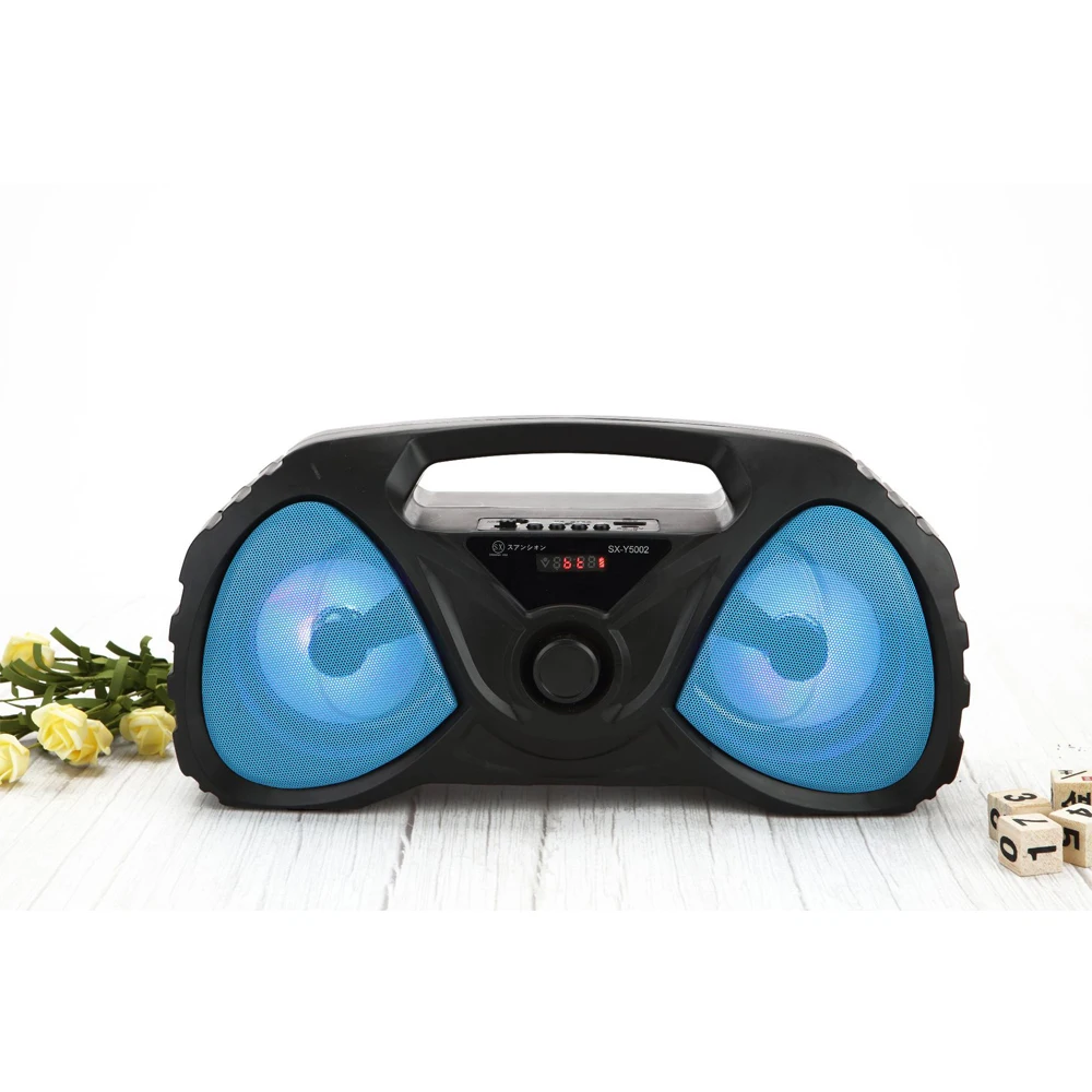 Wireless Portable Bluetooth Speaker Support U Disk TF Card Outdoor Dance Promotion Big Volume Hand Subwoofer | Электроника