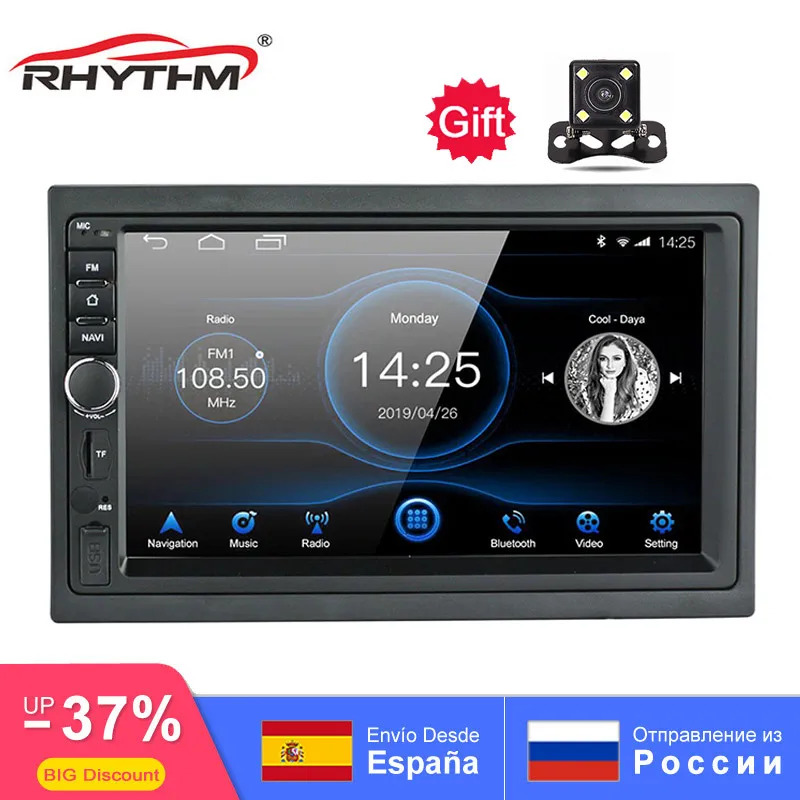 2din Android 8 1 Автомагнитола универсальная gps навигация Bluetooth 7 &quot1024x600 сенсорный Авто