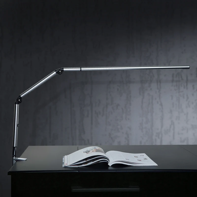 Пособия по немецкому языку дизайн Светодиодная настольная с зажимом лампы Alumimun