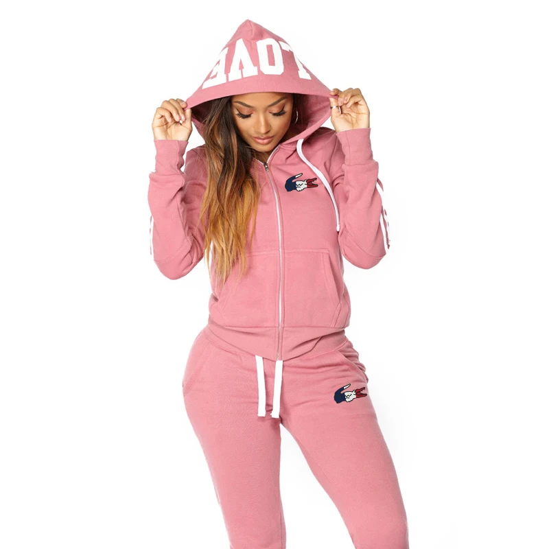 hot sale womens brand tracksuit hoodies and sweatpants high quality ladies outdoor casual sports eye catching sexy outfits free global shipping
