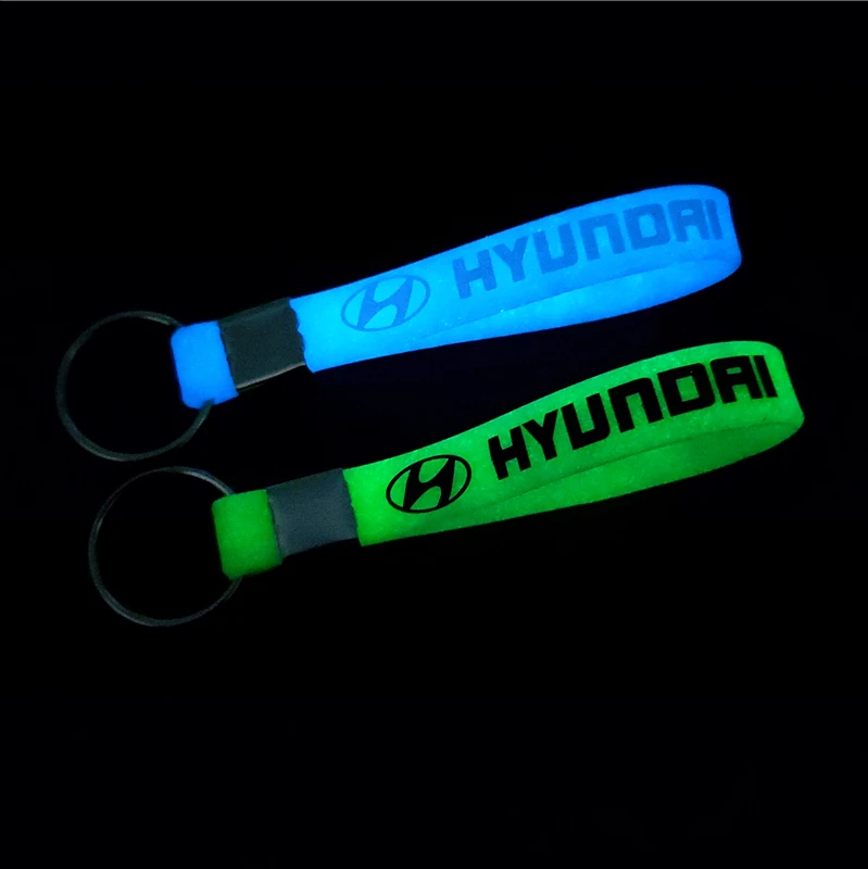Автомобильный Стайлинг автомобильная эмблема светящийся брелок чехол для Hyundai