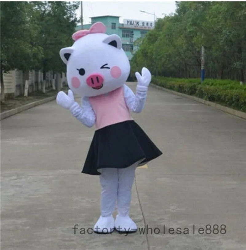 

Adult Cosplay Lovely Pig Year Mascot Costume Halloween Party Game Dress Outfit Birthday Cartoon Character Mascot Costume Gift