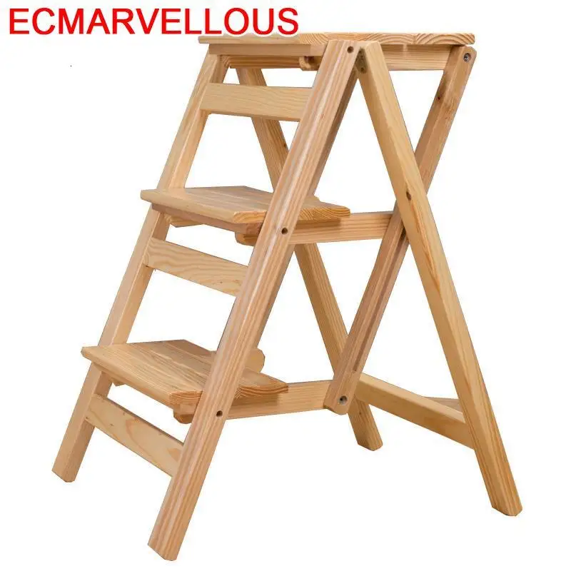 Крытый Echelle Pliante кухня tabrete Cocina складной Escalera складывающийся деревянный стул Escabeau
