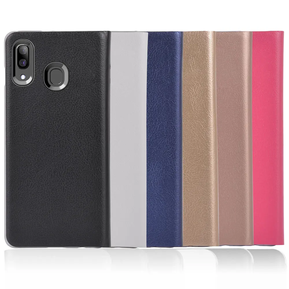 Чехол-раскладушка кожаный чехол для телефона samsung Galaxy A10 10 2019 SM A105 A105F A105FN A105G A105M