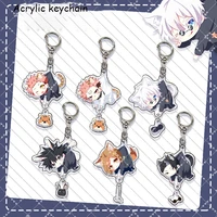 key chain anime pendant acrylic keychain knotweed wujou character pendant keyring