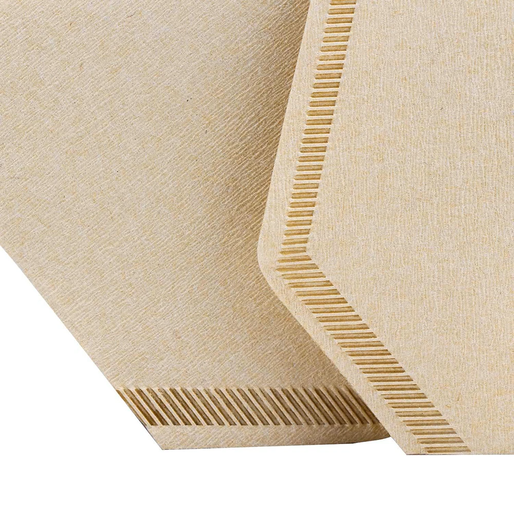 100 шт./компл. оригинальный деревянный ручной капельный бумажный фильтр для кофе