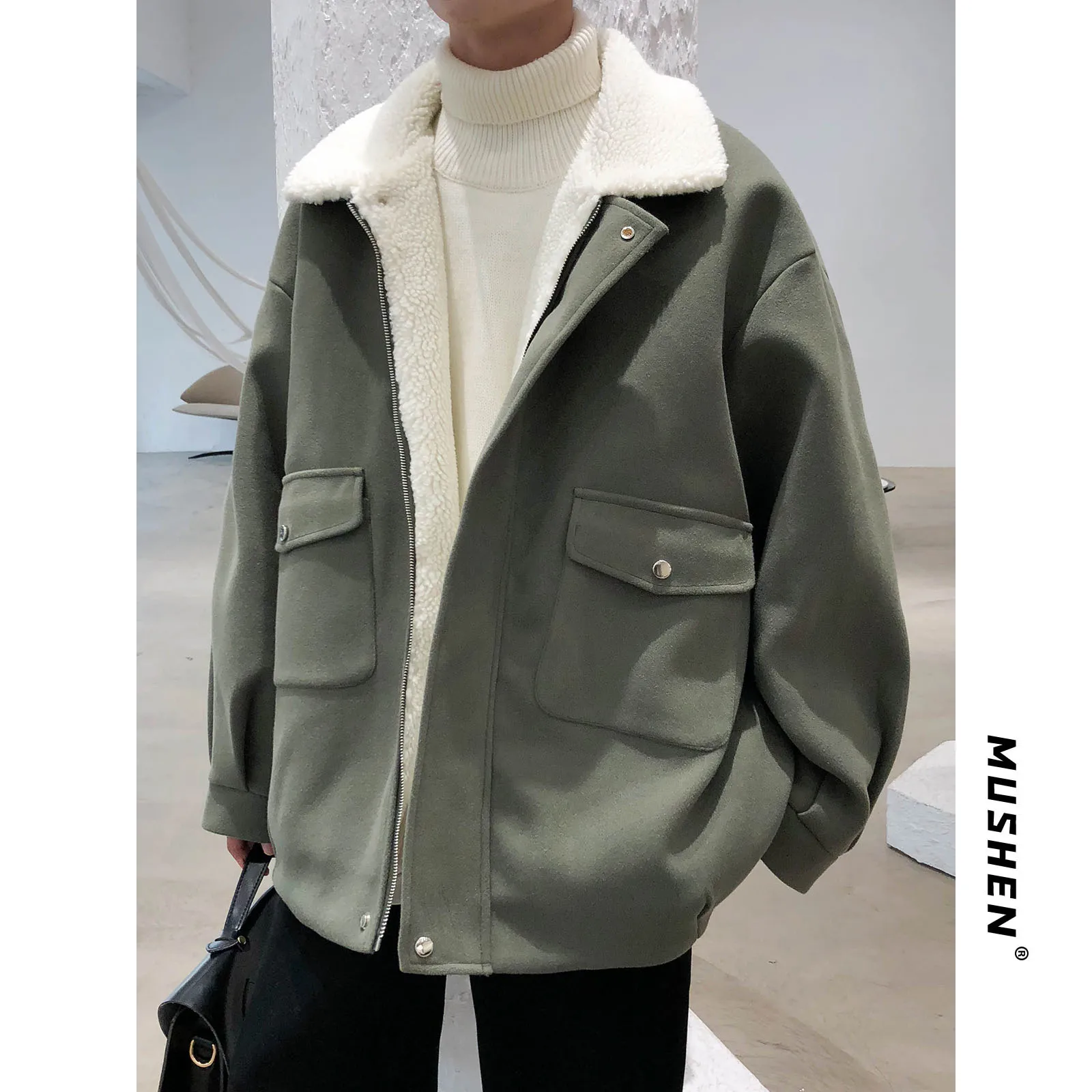 

Модная Мужская парка, водонепроницаемое плотное пальто, ветрозащитная уличная хлопковая уличная одежда, в первую очередь, Мужская теплая ф...