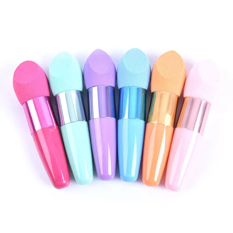 

Natural Sponge Single Beveled Puff Cream Foundation Makeup Brushes Cosmetic Sponge Brush Blush BB Cream Tool