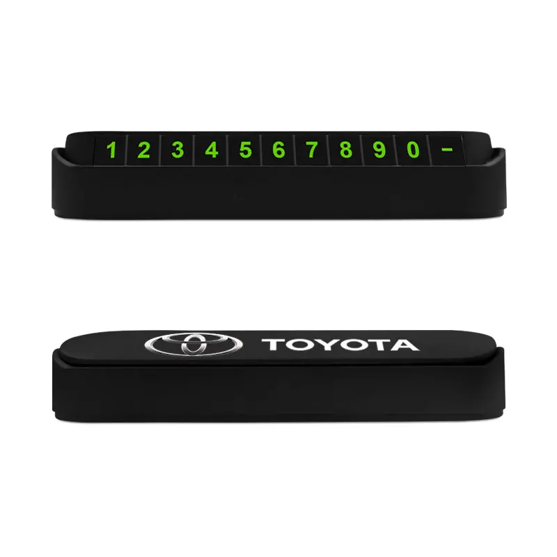 1 шт. временная карточка для парковки автомобиля с помощью номера телефона для Toyota Prado Auris Avensis Corolla Verso Sienna Yaris Prius Rav4 на.