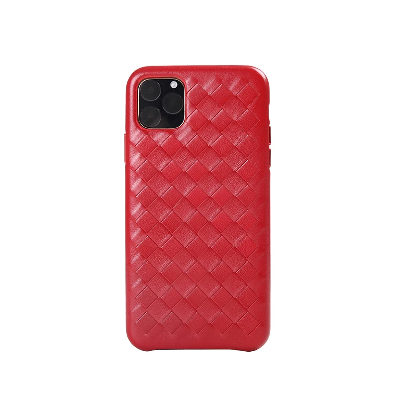 4 цвета для iPhone 11 Pro Max настоящий натуральный Овчина натуральная кожа чехол для телефона овчина задняя крышка крест ткачество металлическая кнопка