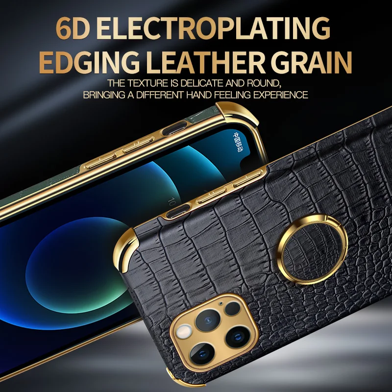 

12 Case Zroteve For iPhone 12 11 Pro Max Mini Cover Crocodile Pattern Coque For iPhone X XR XS Max 8 7 6 6S Plus SE 2020 Cases