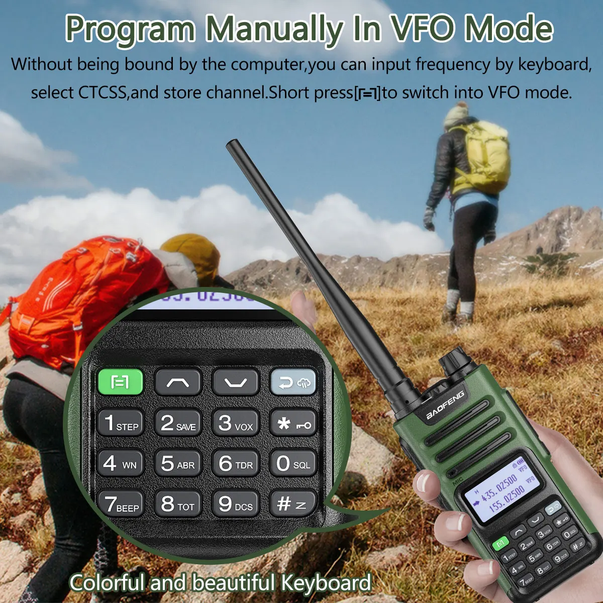 2PCS Baofeng Professional Walkie Talkie UV-13 PRO 10W Powerful 999 Channels VHF UHF Dual Band TWO Way Radio UV5R Enhanced UV13