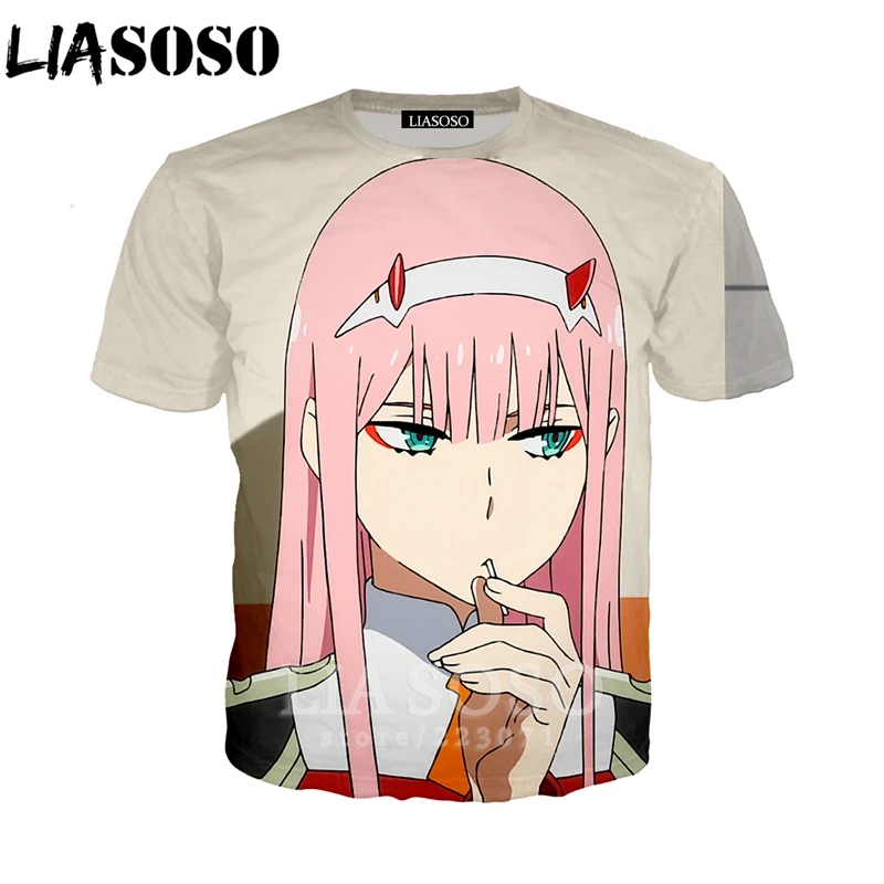 Футболка с 3D рисунком персонажа аниме любимый в Фране для мужчин и женщин|Мужские