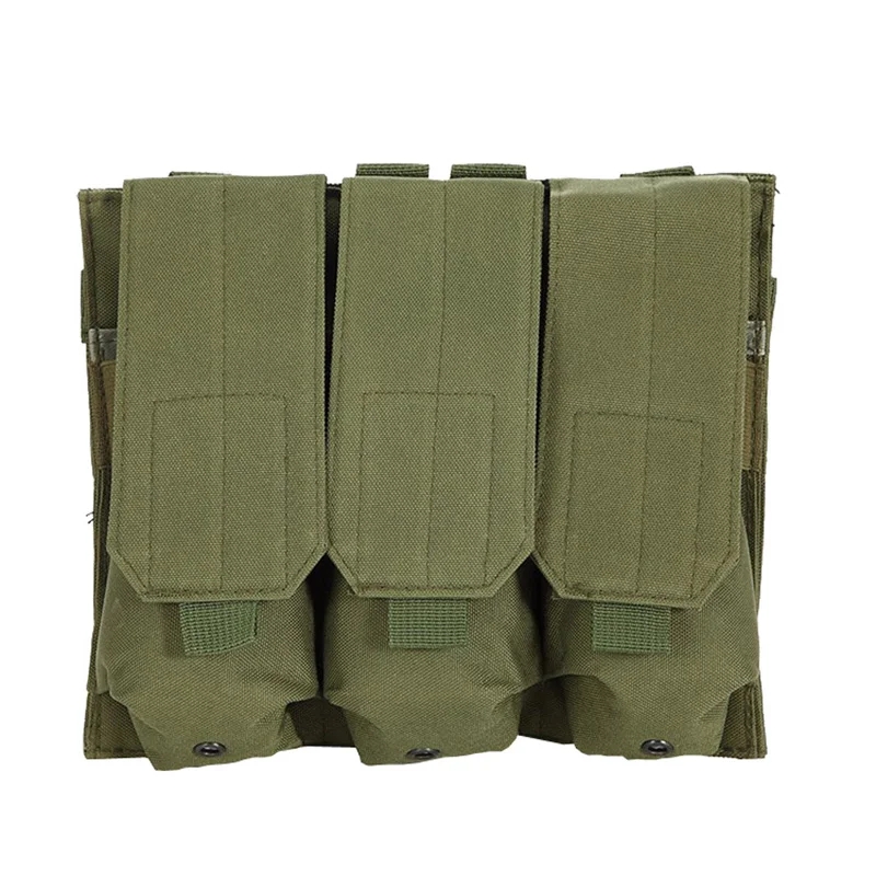 

Molle тактический, тройной AR15 M4 5,56 мм Mag журнал, сумка для пистолета, ружья, стрельбы, жилета, сброс, падение, охота, страйкбол