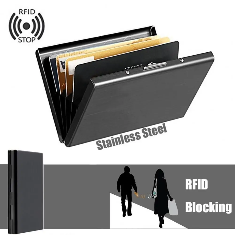 

Кредитная карта, легкая, с гладкой поверхностью, с блокировкой RFID, для кредитных карт, держатель для карт