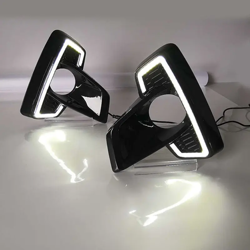 СВЕТОДИОДНЫЙ DRL для Toyota Hilux Rocco 2018 дневной ходовой светильник противотуманная