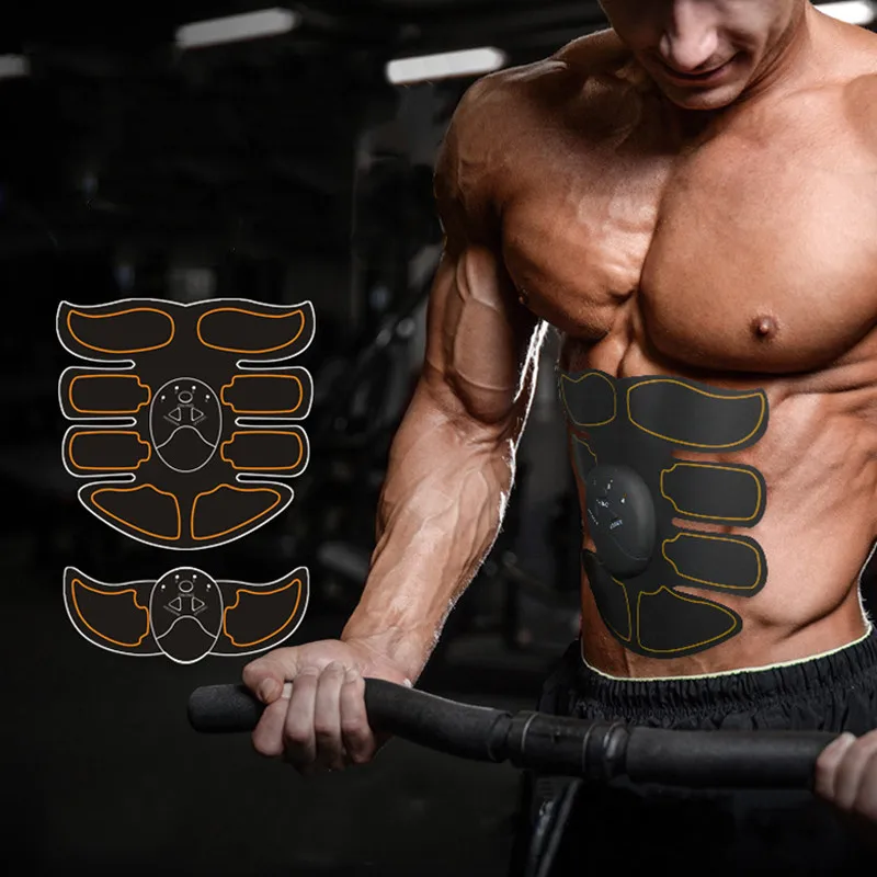 EMS беспроводной тренажер для массажа мышц Электрический массажер Abs стимулятор