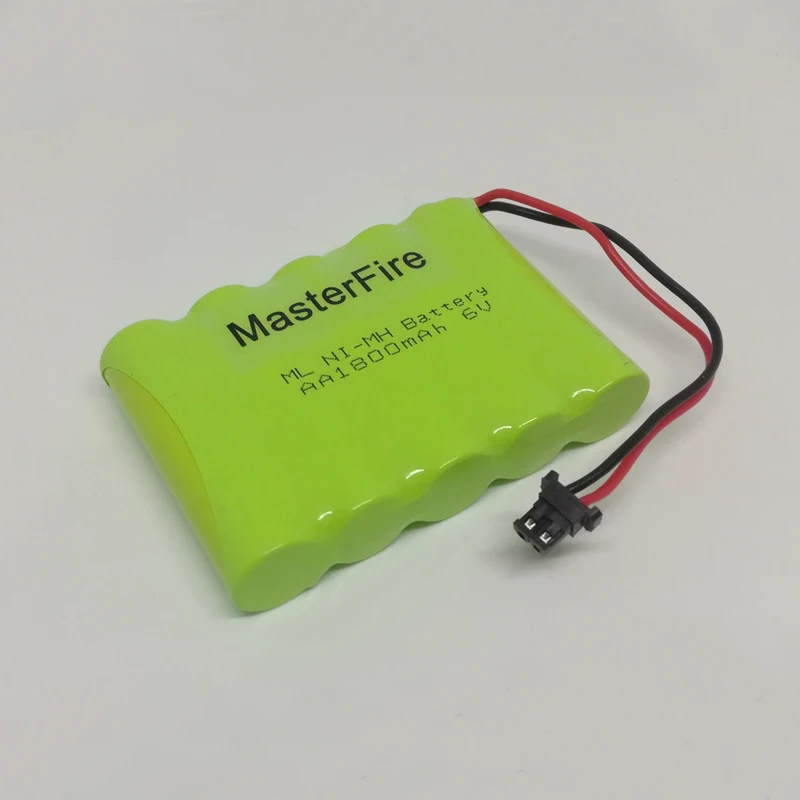 MasterFire 5 упак./лот 6V 1800mAh 5x AA Ni-MH RC аккумуляторные батареи для вертолета роботов