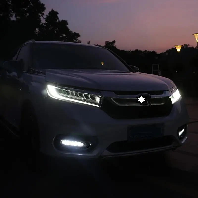 Drl Automovil Cob дневные ходовые авто лампы Автомобильные светодиодные фары передние противотуманные задние Автомобильные фары в сборе 17 для Honda Avancier