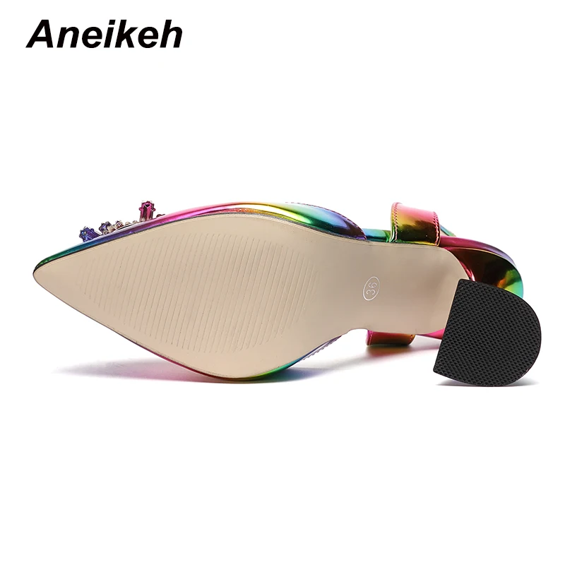 Туфли лодочки Aneikeh из искусственной кожи женские пикантные фетиш туфли без